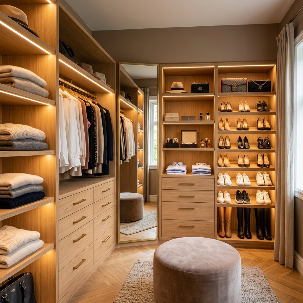 Closet Aberto de Alto Padrão